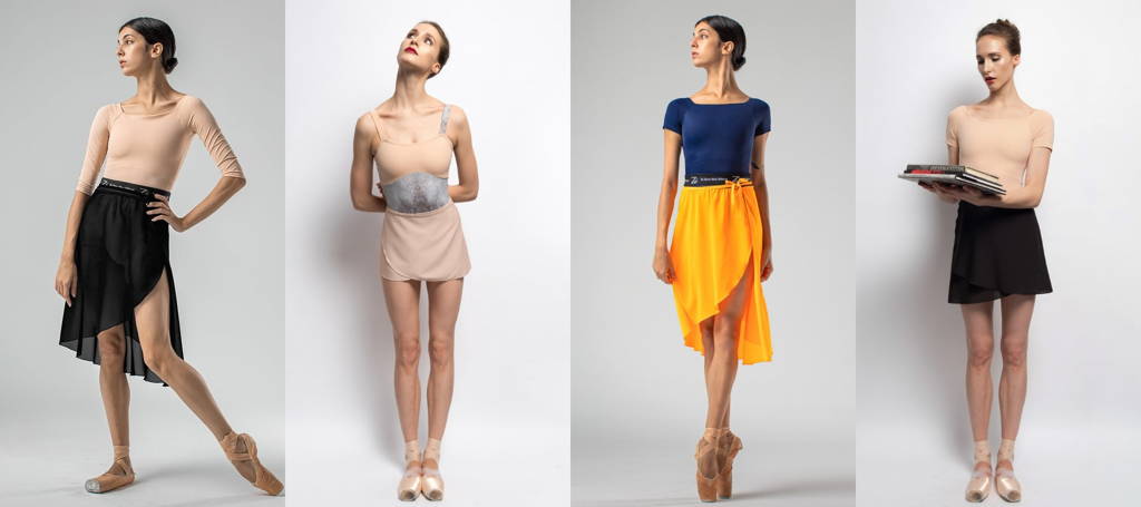 【新品/未開封】 バレエ スカート ショート丈 Zidans ジダンス スカート ZIDANS The Skirt + Shorts Stretch Delicate